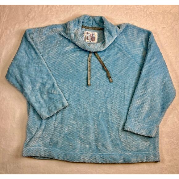 Muk Luks Plus 1X Fleece Pullover Sweater - Picture 1 of 4